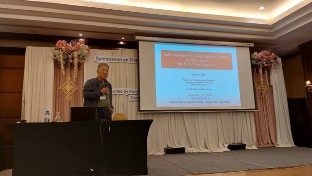 Photo 4: International Symposium on Fixed Point Theory and Optimization with Applications 2024