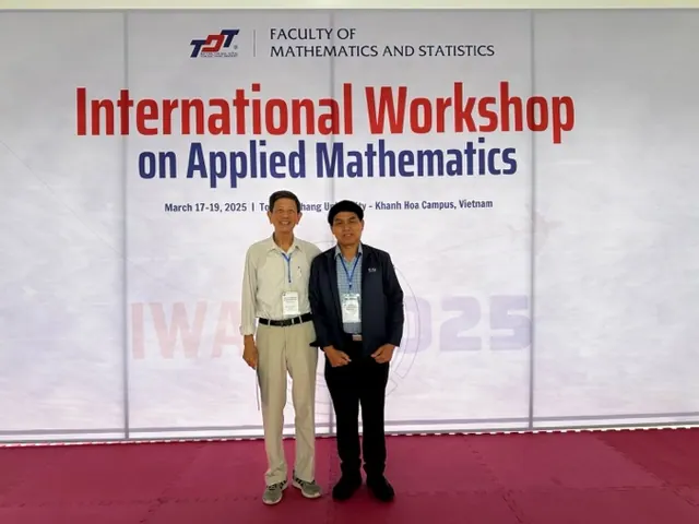 ภาพ 5: การร่วมอบรม Variational Analysis & Optimization 2025 และ IWAM 2025
